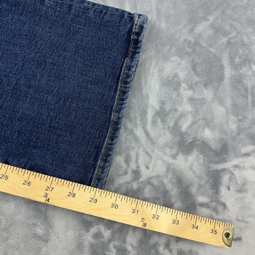 GOOD AMERICAN Good Petite Flare Jeans Women's Size Size 4/27 Blue Stretch NWT - Picture 11 of 12